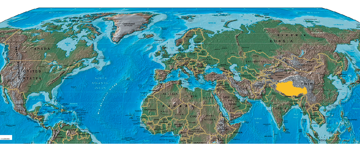 The Map of Tibet