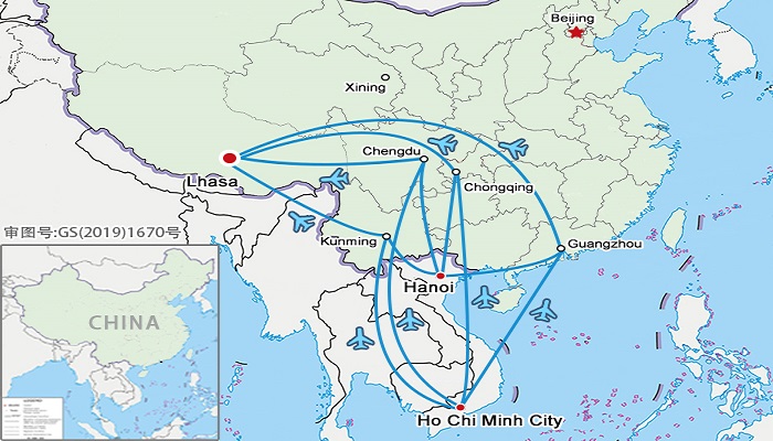 From Vietnam to Tibet via Mainland China